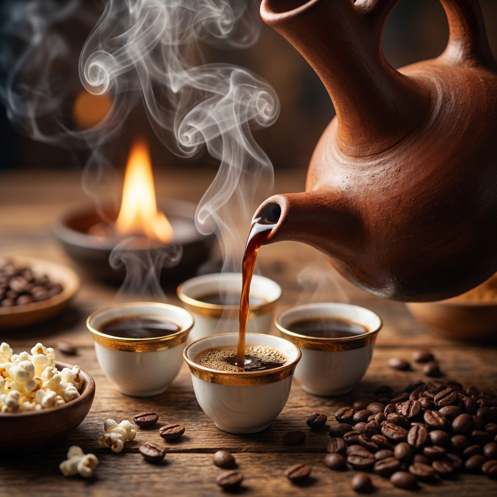 habesha Coffee Pour